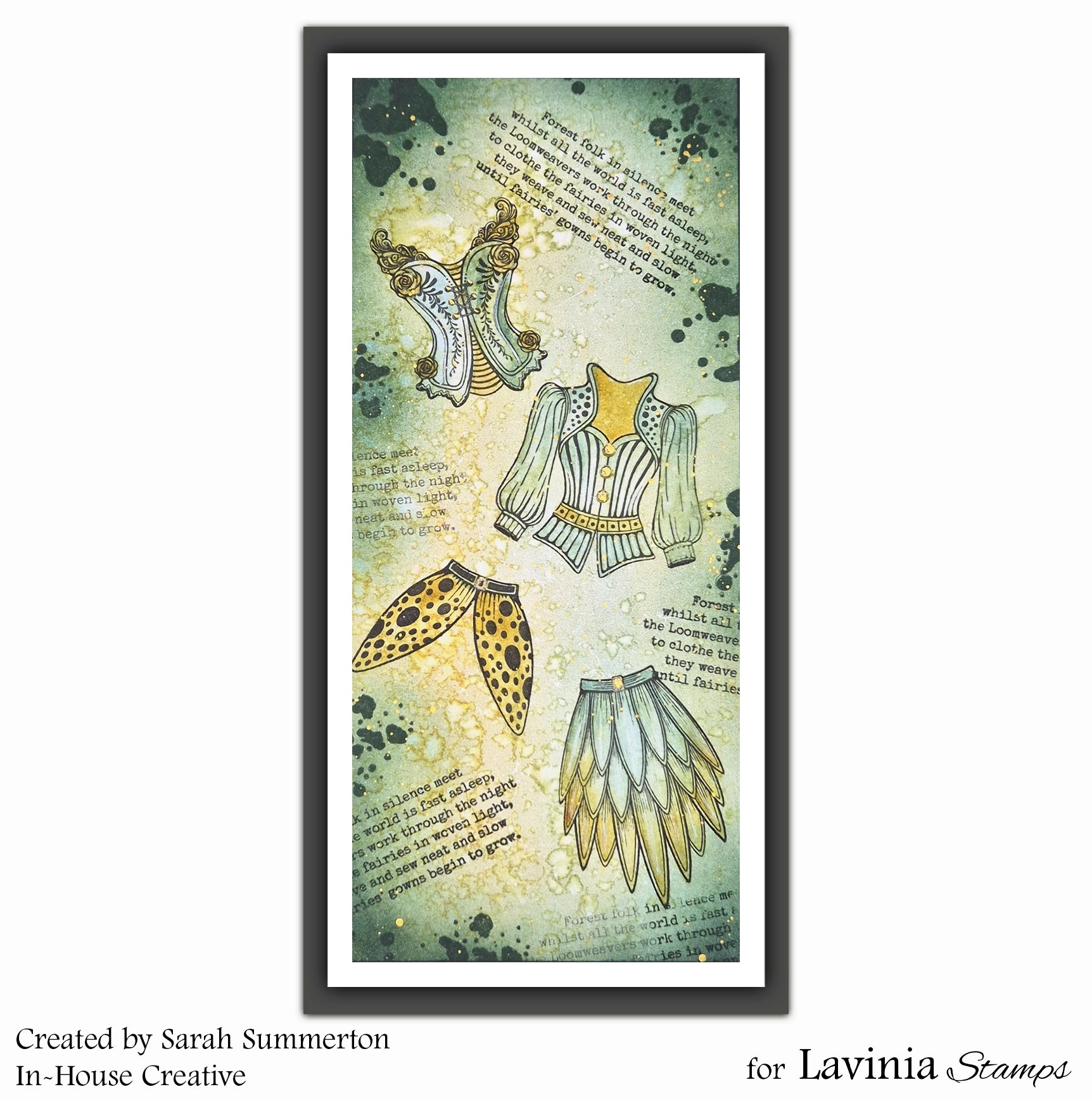Lavinia Stamps - Ladybird Bustle Stamp