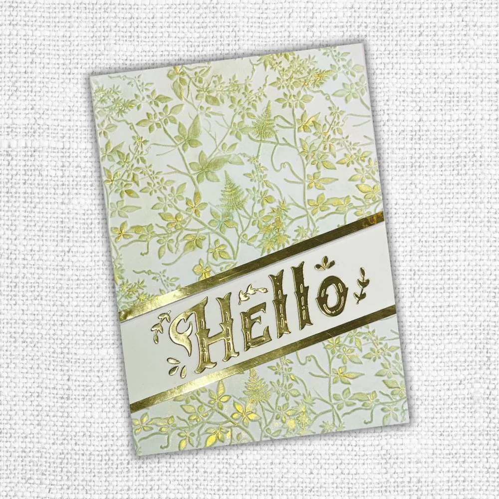 Leafy Garden 3D Embossing Folder 31506