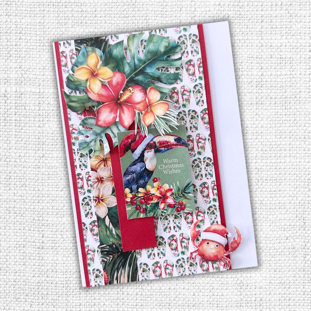 Tropical Christmas B 12x12 Paper (12pc Bulk Pack) 33120