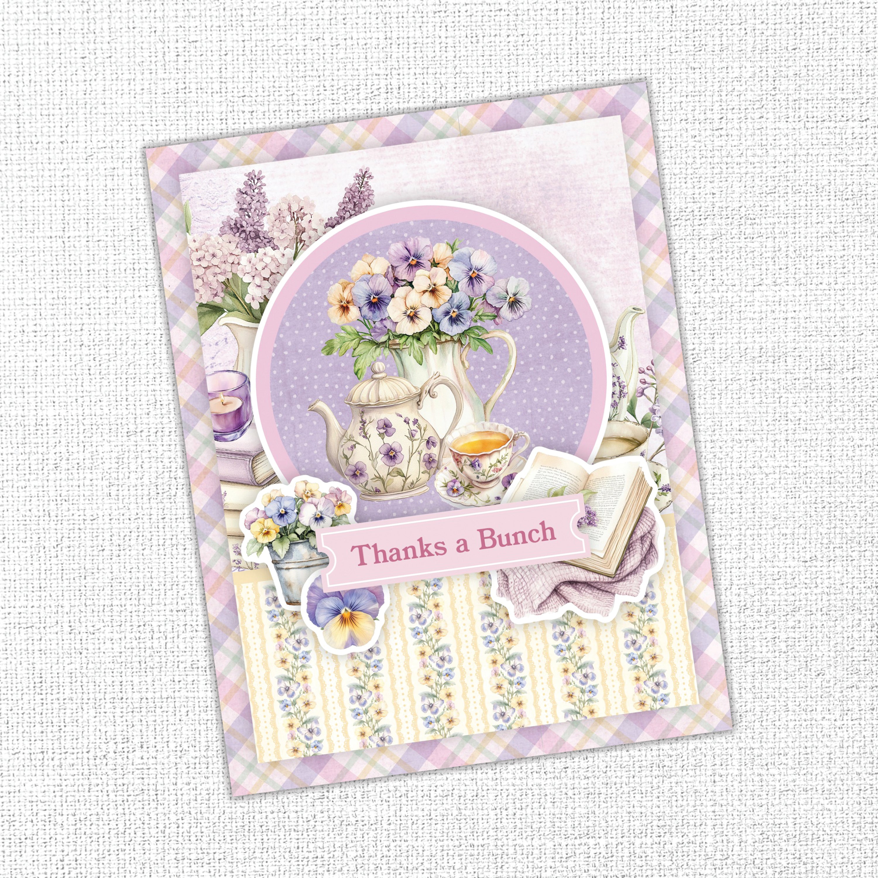 Petals & Pansies 12x12 Paper Collection 36370