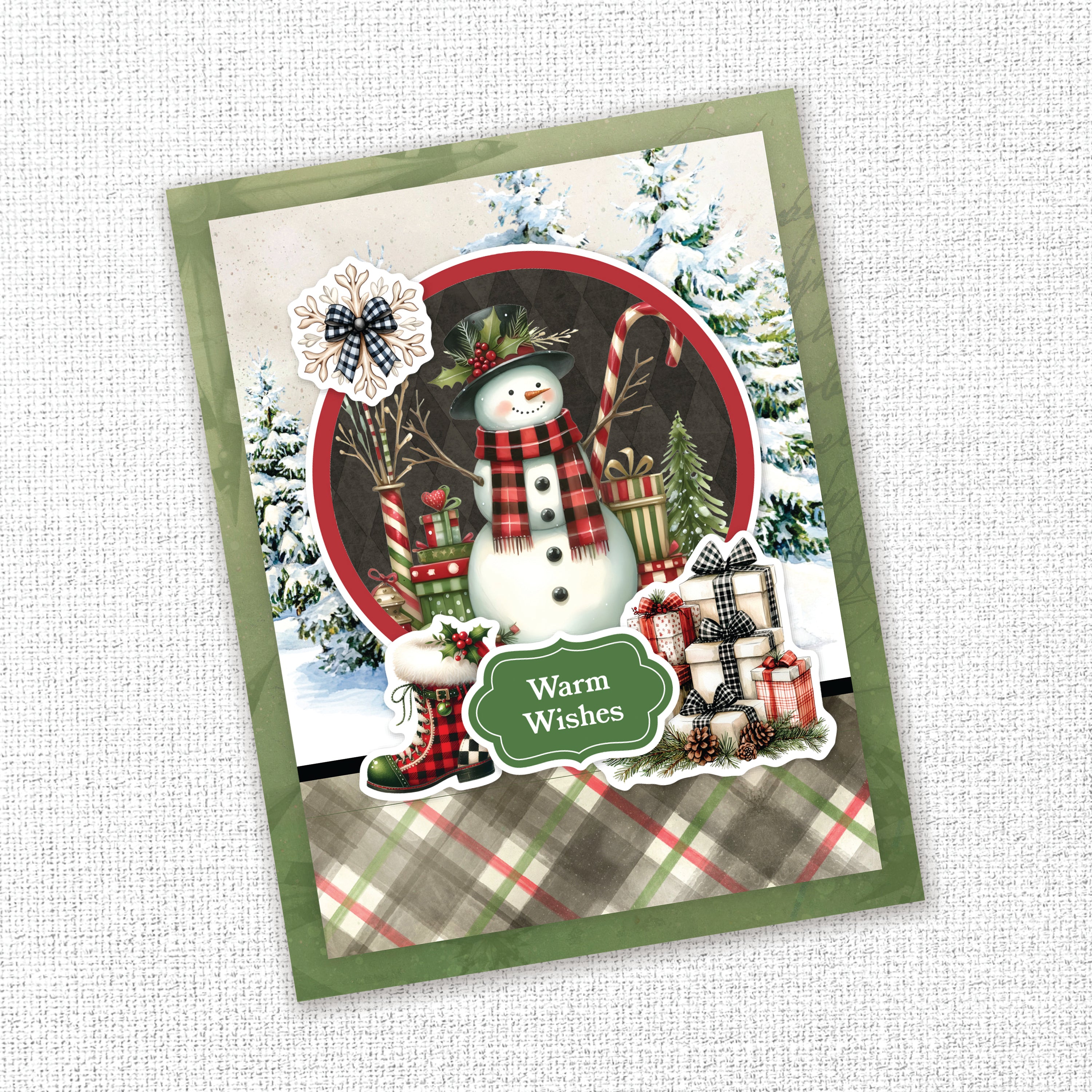 Christmas Wishes 6x8" Quick Cards Die Cuts 37144