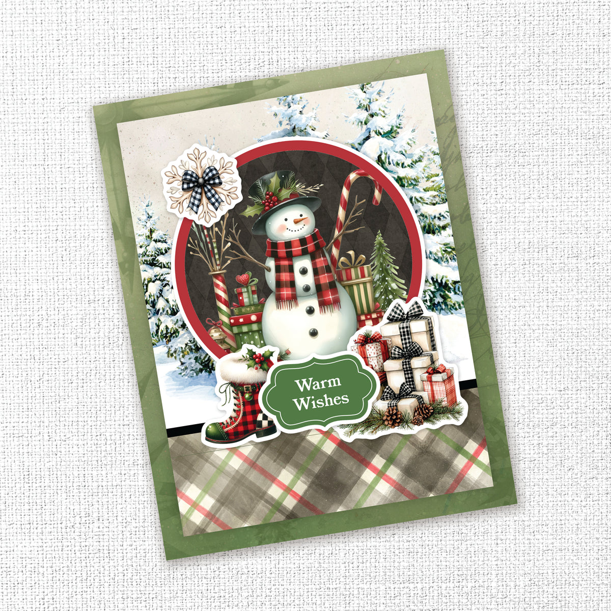 Christmas Wishes 6x8" Tags & Tickets Embossed Die Cuts 37138