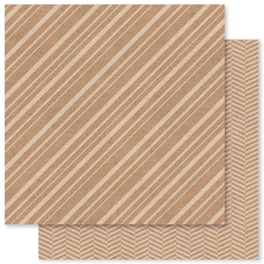 Charlie's Kraft Patterns D 12x12 Paper (12pc Bulk Pack) 33162