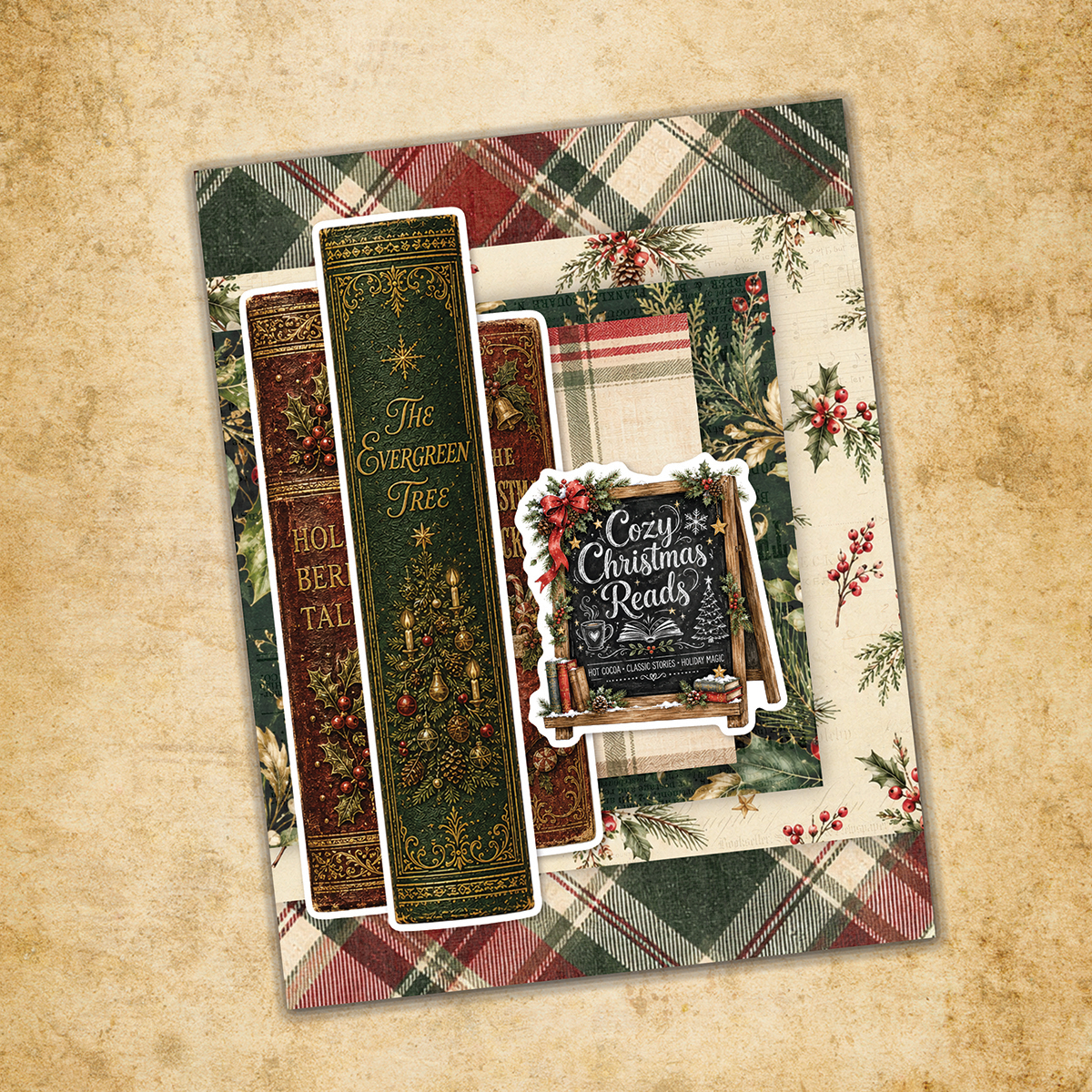 The Christmas Library Basics 12x12 Paper Collection 37570