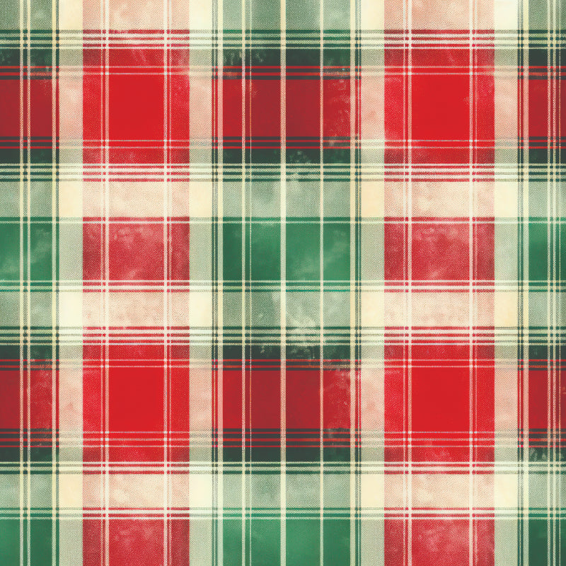 Creative Expressions Taylor Made Journals Christmas Plaid 8 in x 8 in Paper Pad