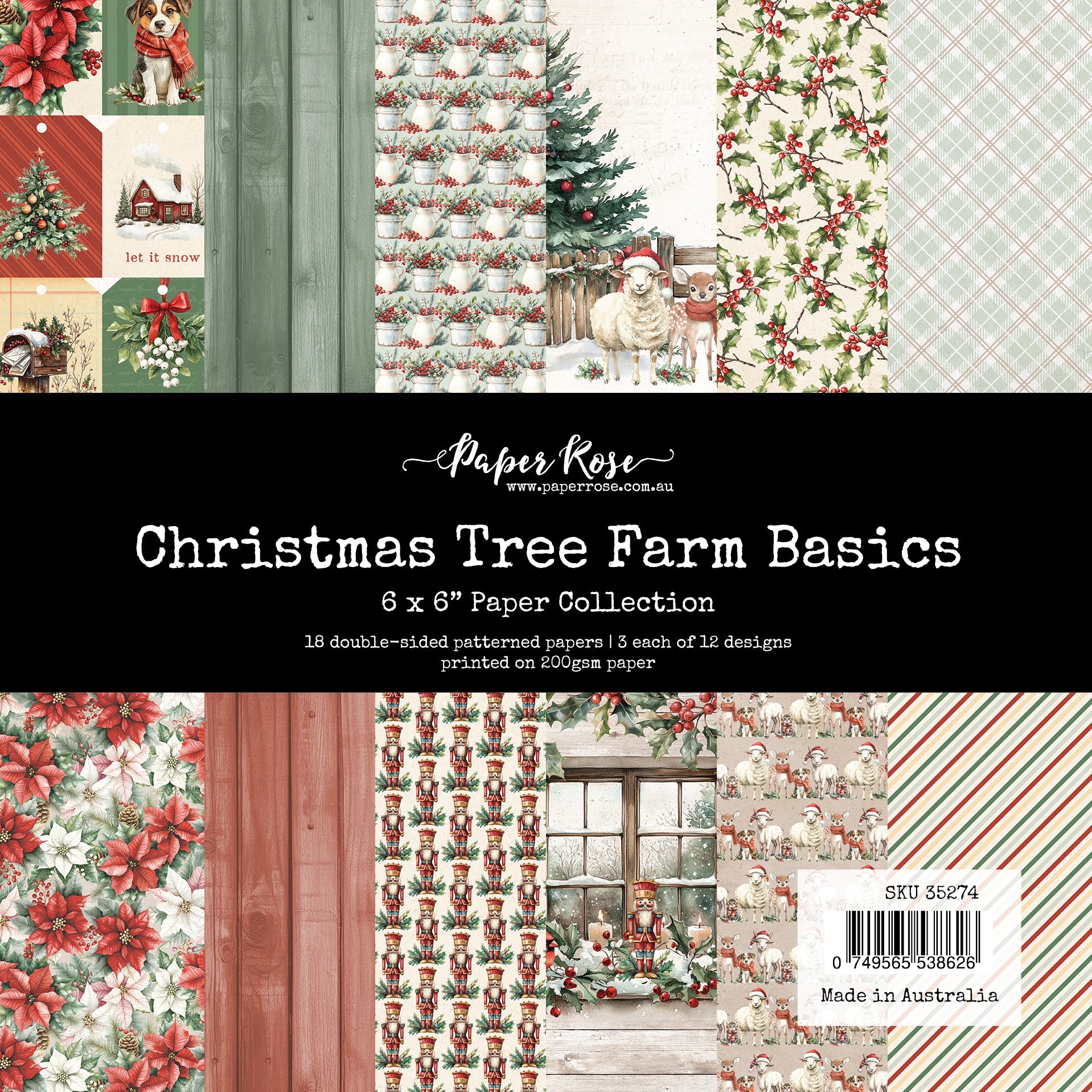 Christmas Tree Farm Basics 6x6 Paper Collection 35274