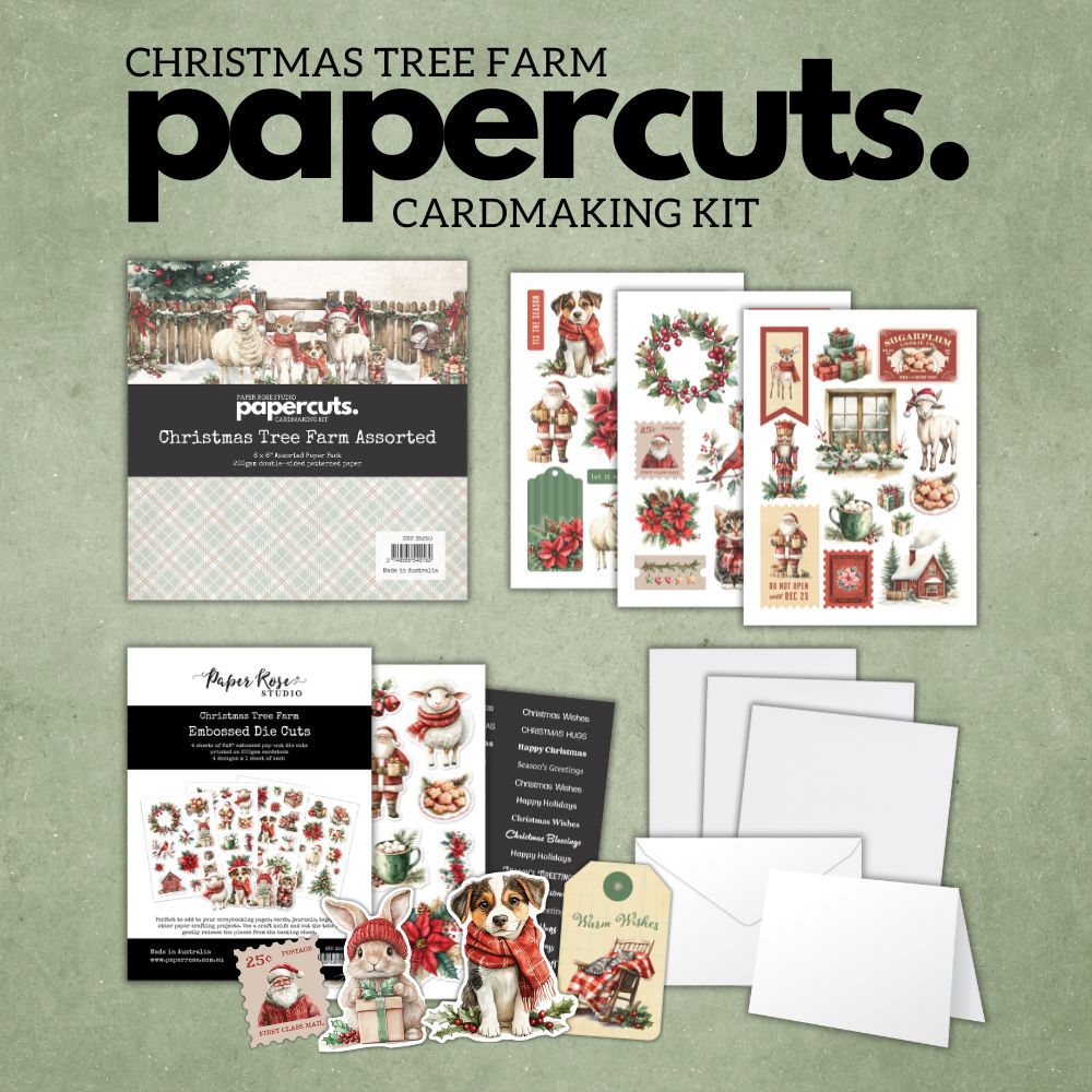 Christmas Tree Farm Papercuts Cardmaking Kit 35439