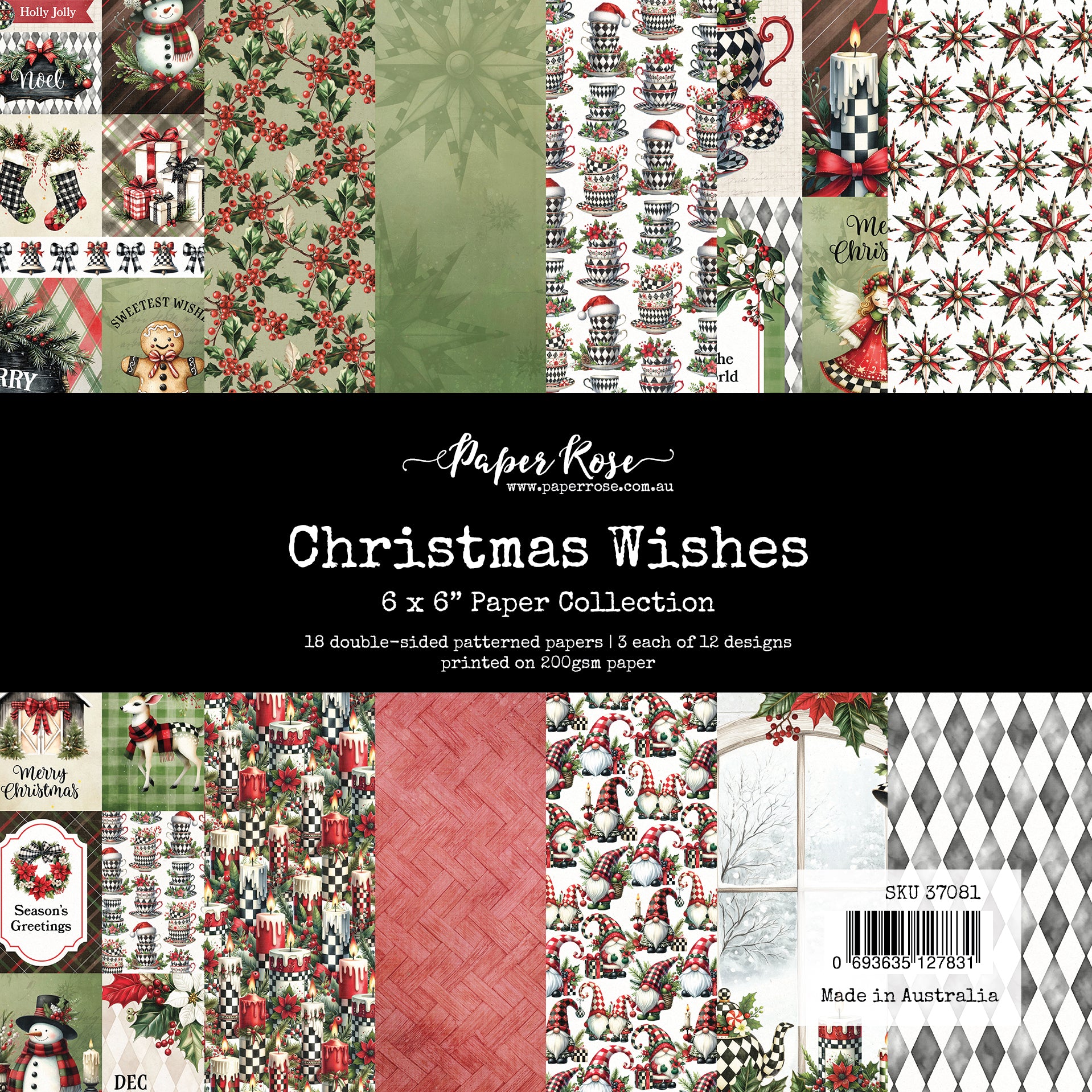 Christmas Wishes 6x6 Paper Collection 37081