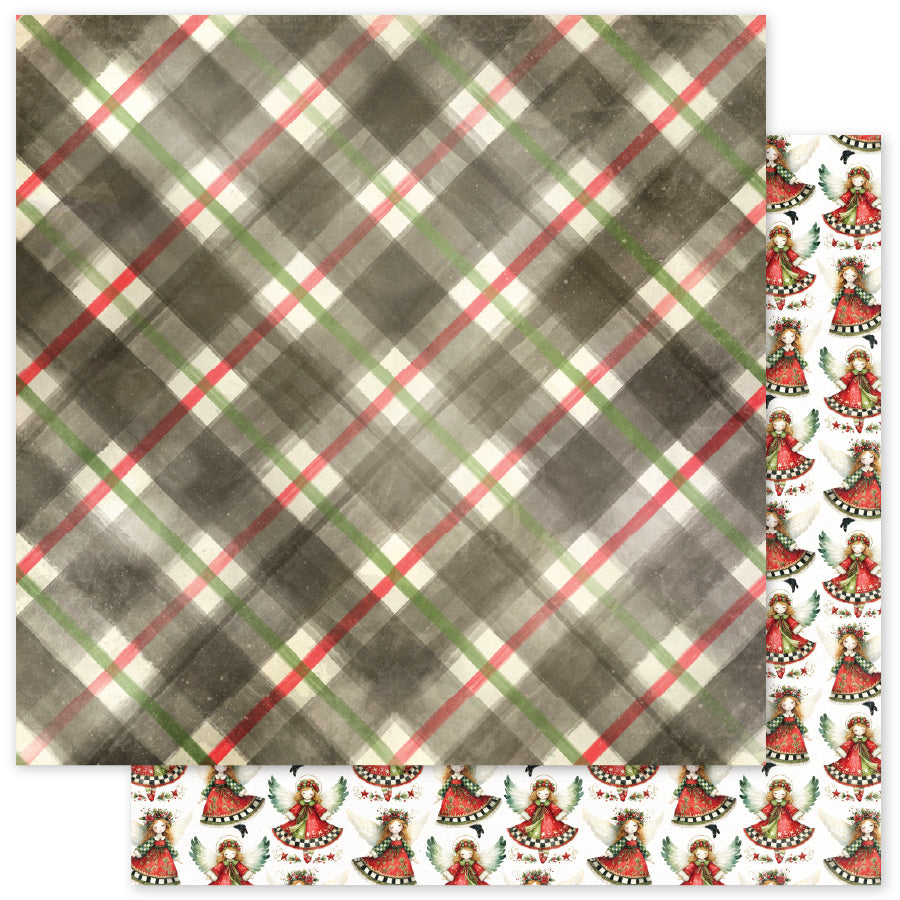 Christmas Wishes Basics B 12x12 Paper (12 pc Bulk Pack) 37123