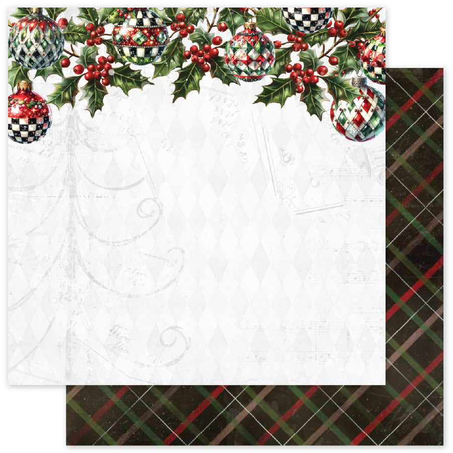 Christmas Wishes Basics D 12x12 Paper (12 pc Bulk Pack) 37129