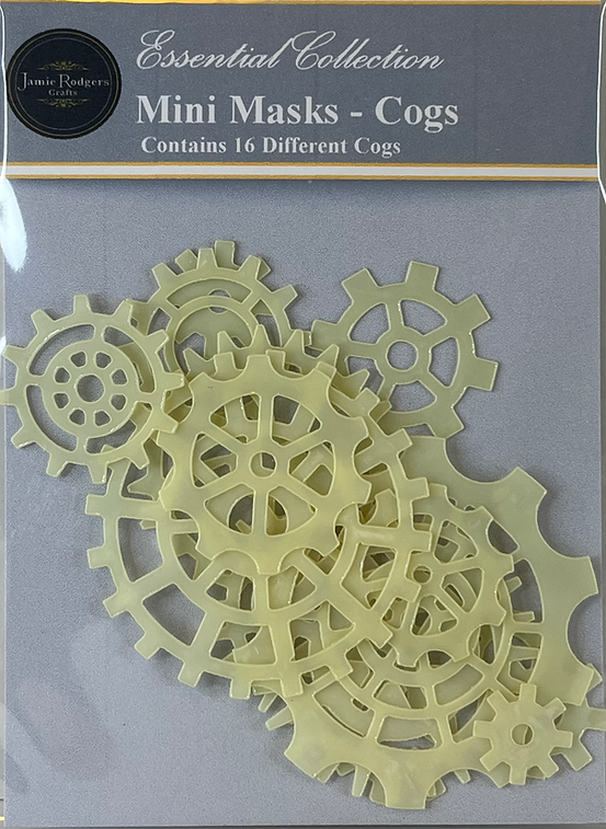 Jamie Rodgers Crafts - Cogs Mini Stencils Stencil