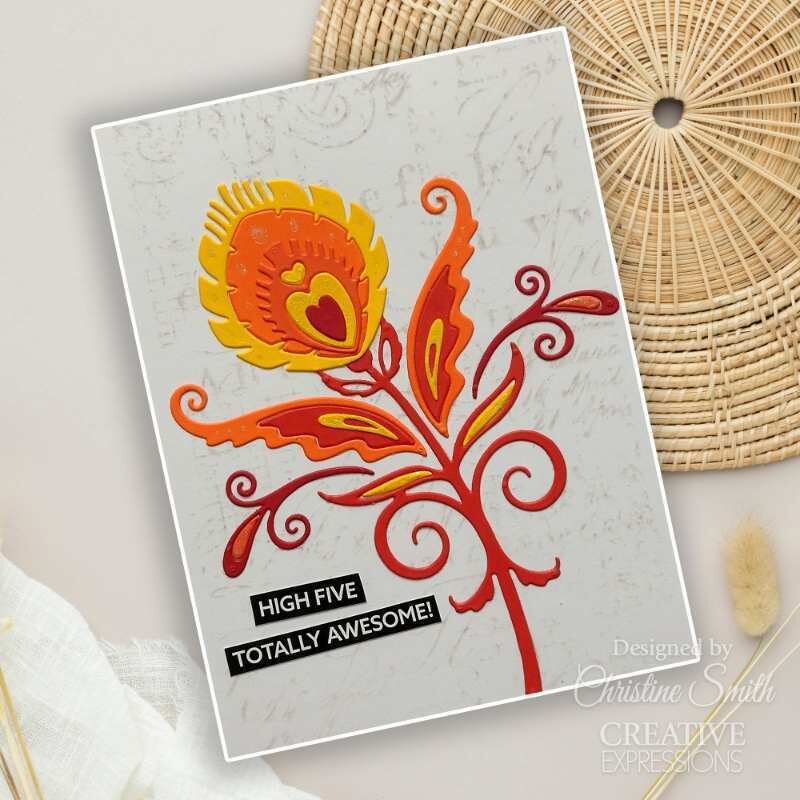 Creative Expressions Paper Cuts Folk Flowers Petal Perfection Craft Die