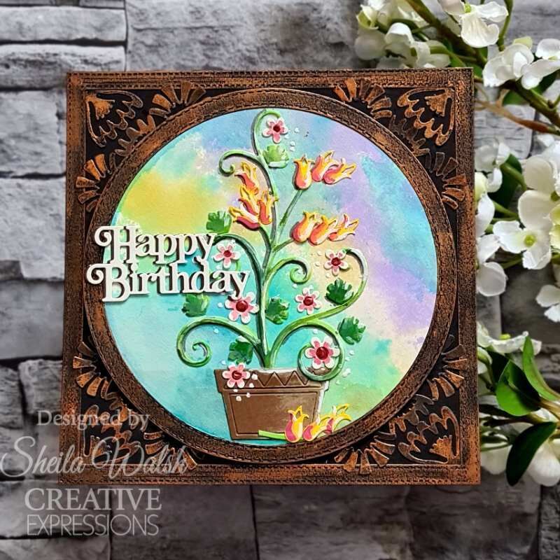 Creative Expressions Paper Cuts Folk Flowers Enchanted Blossoms Craft Die