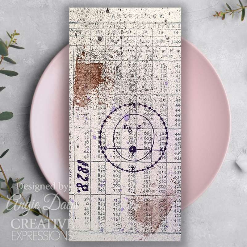 Creative Expressions Sam Poole The Astrologist 6 in x 8 in Clear Stamp Set