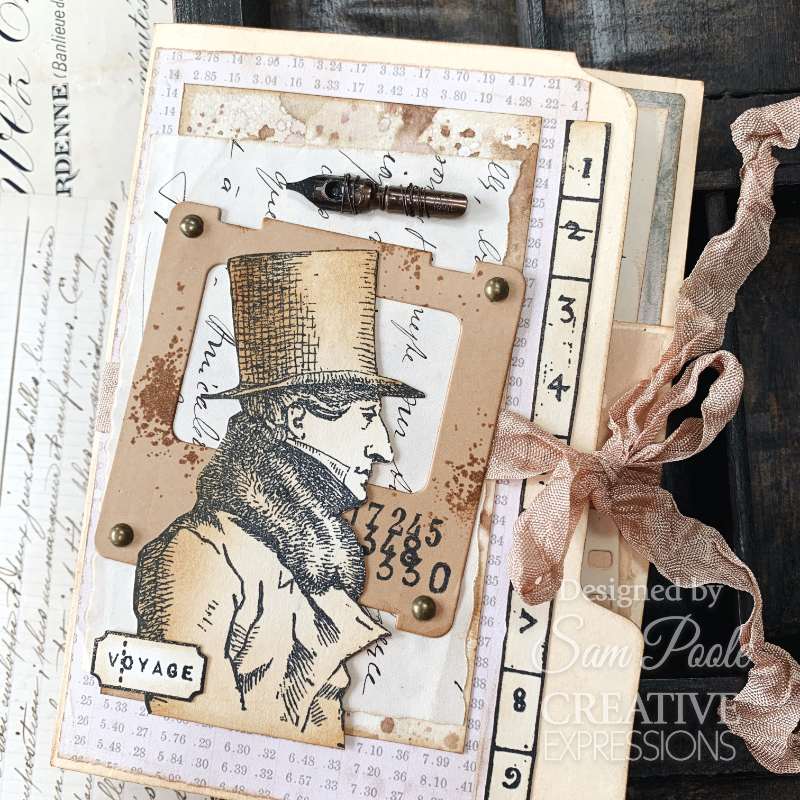 Creative Expressions Sam Poole Mr Foreteller 4 in x 6 in Pre-Cut Rubber Stamp