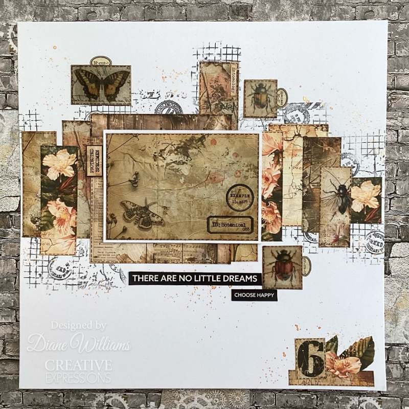 Creative Expressions Tracie Fox Nature Fill Ins 6 in x 8 in Clear Stamp Set