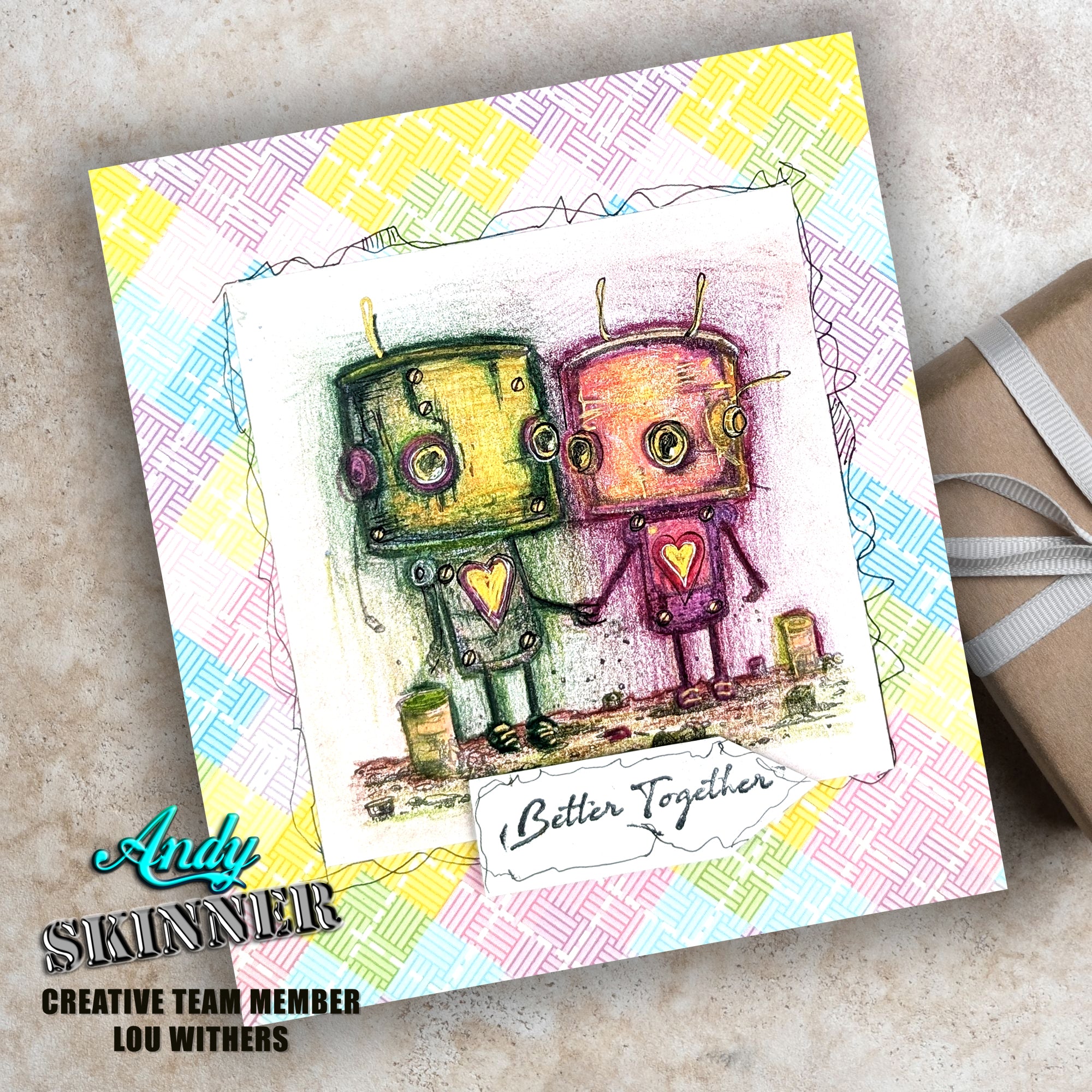 Creative Expressions Andy Skinner Botology Better Together Pre Cut Rubber Stamp