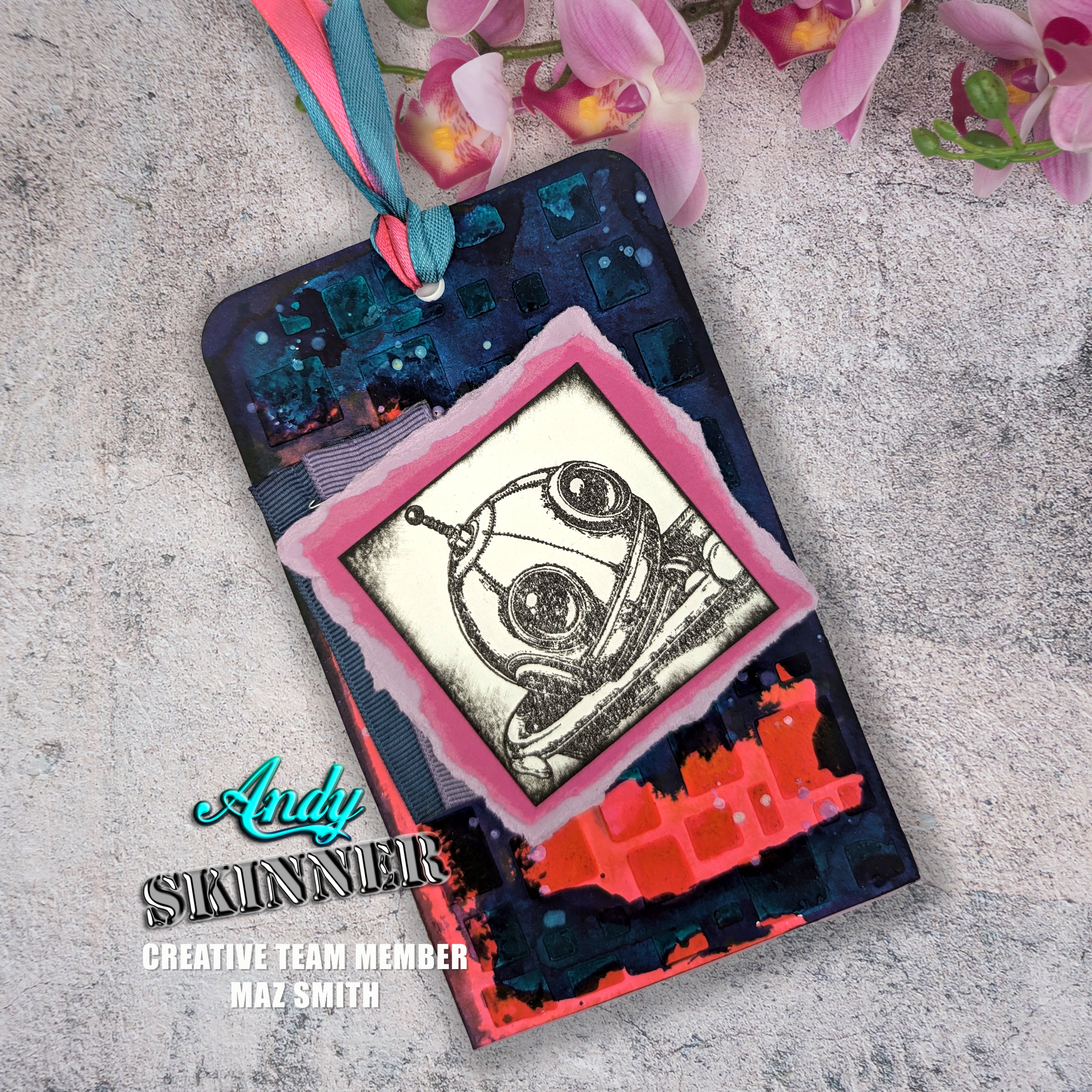 Creative Expressions Andy Skinner Botology Wash Your Worries Away Pre Cut Rubber Stamp