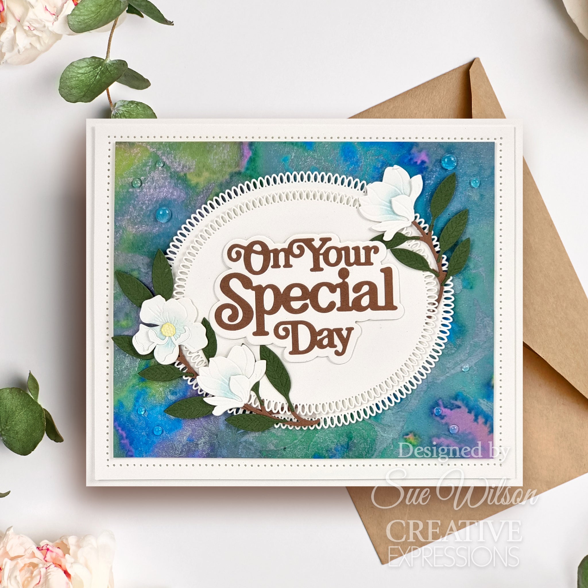 Creative Expressions Sue Wilson Layered Flowers Collection Magnolia Craft Die