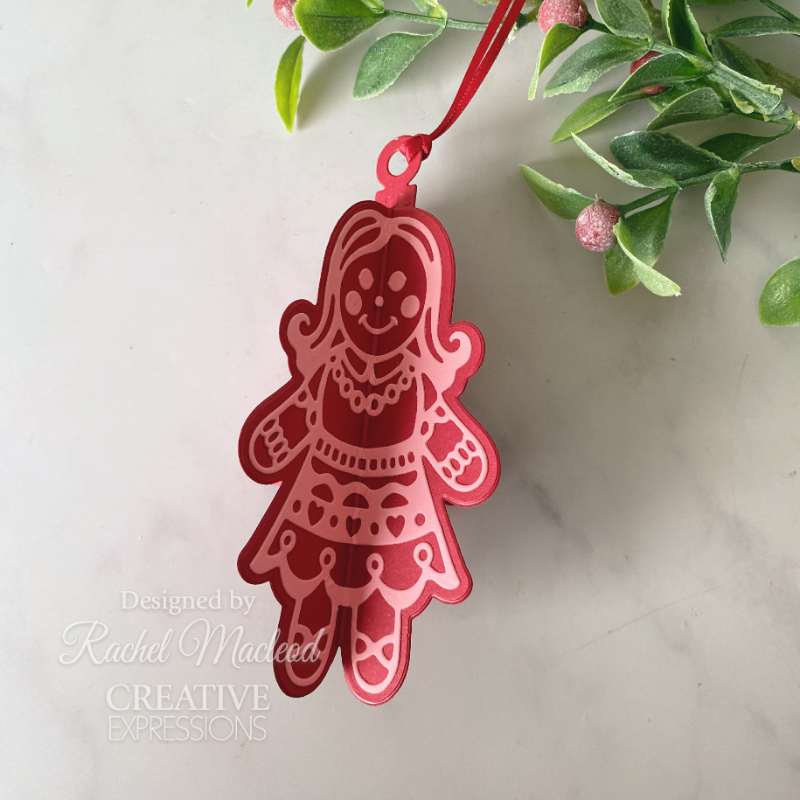 Creative Expressions Paper Cuts Festive Gingerbread Girl Craft Die