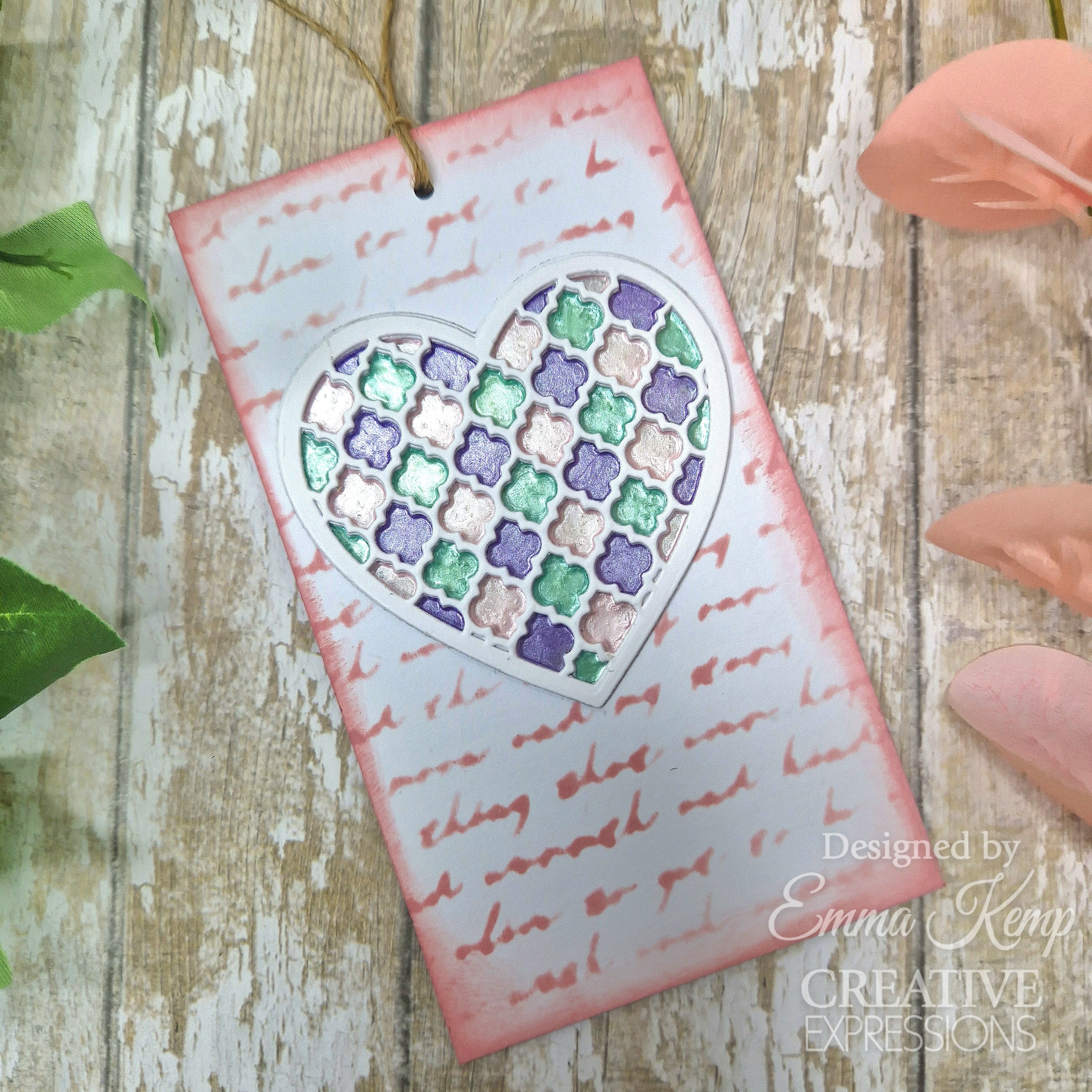 Creative Expressions Jamie Rodgers Everlasting Love Lattice Heart Blossoms Craft Die