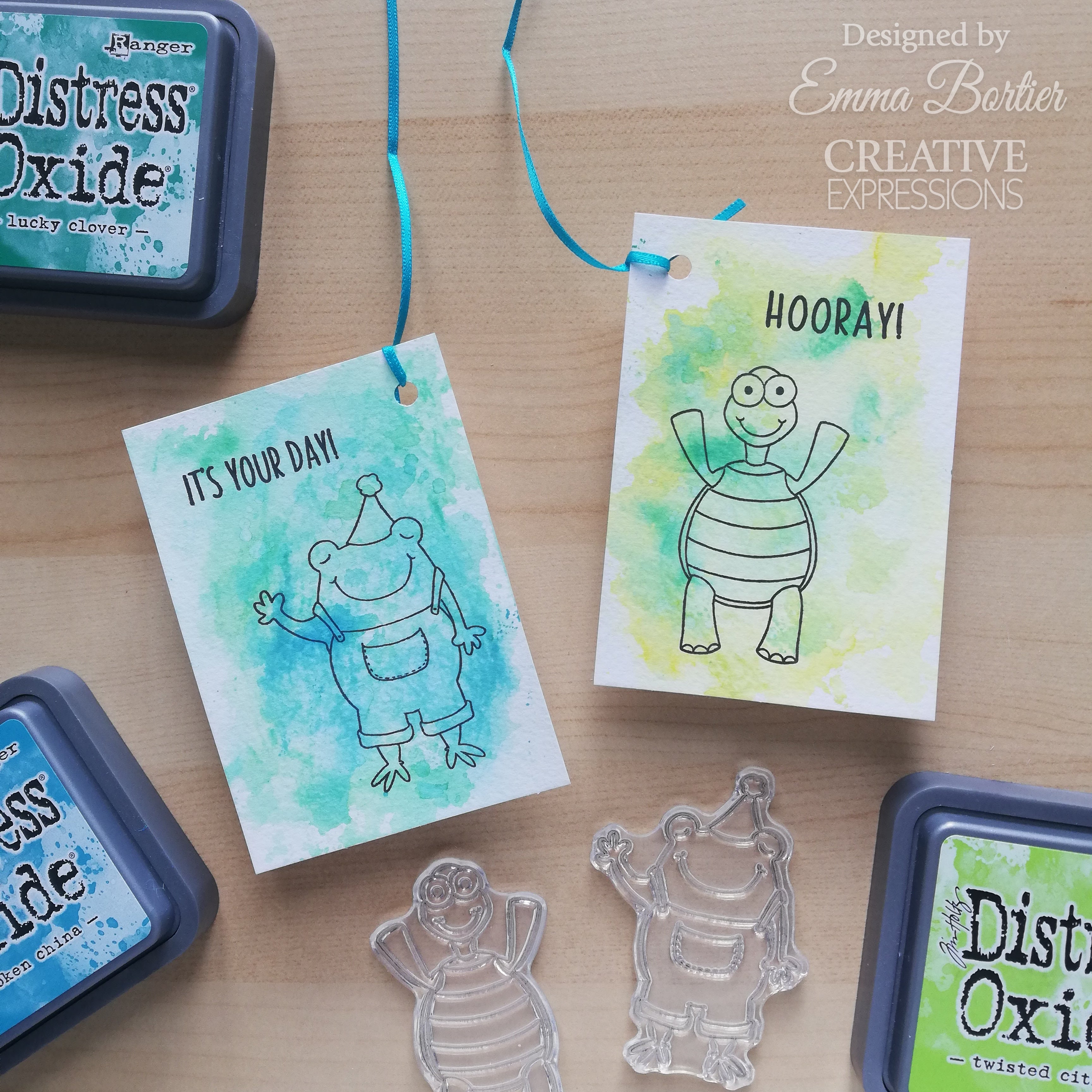 Creative Expressions Jane's Doodles It's Your Day 6 in x 8 in Clear Stamp Set