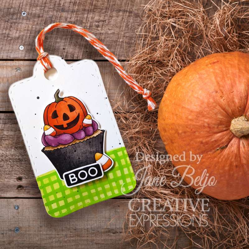 Creative Expressions Jane's Doodles Spooktacular 6 in x 8 in Clear Stamp Set