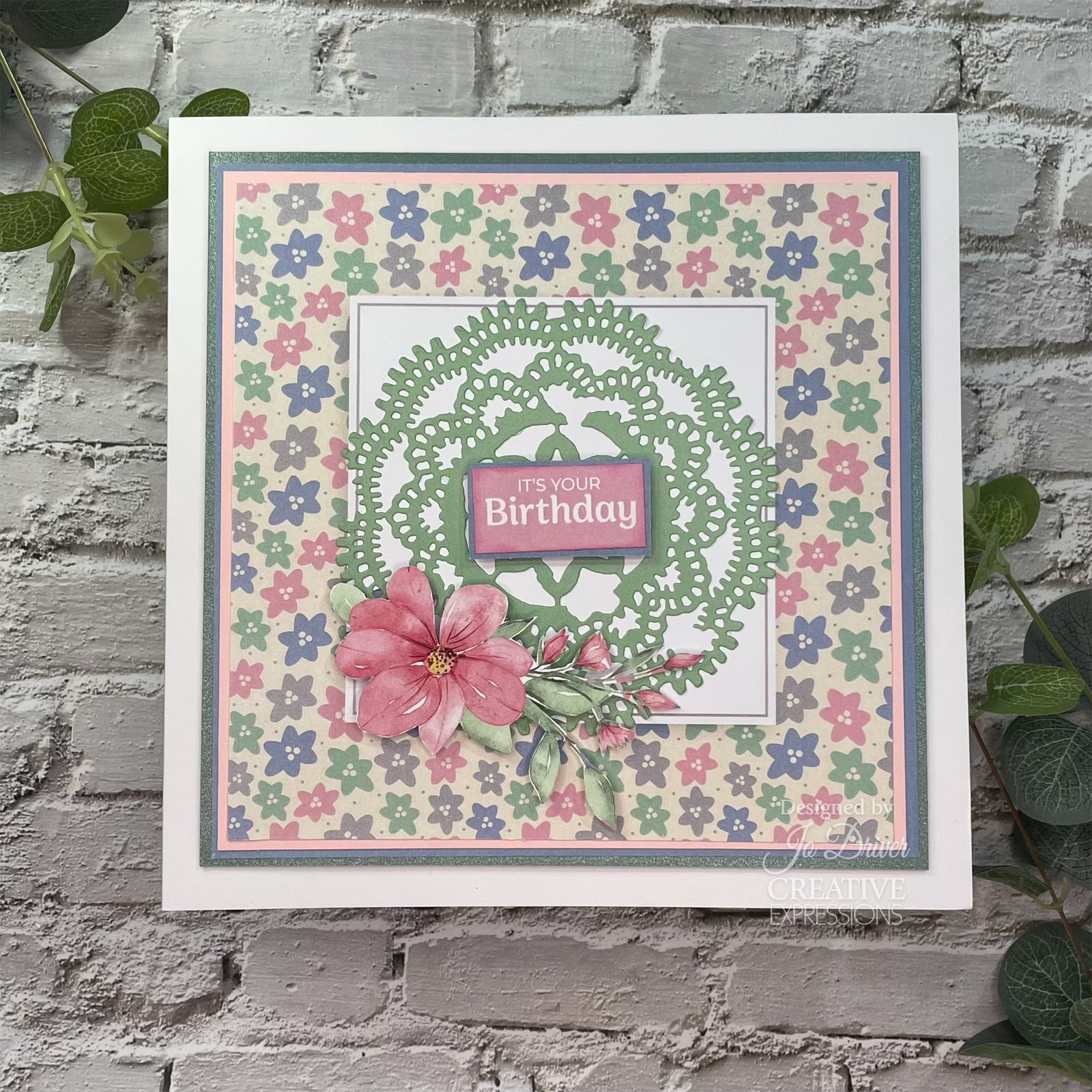 The Paper Boutique Sunny Gardens Frames & Insert Papers for 6 in x 6 in