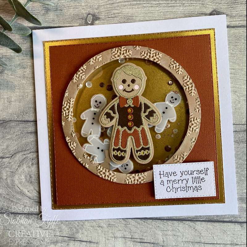 Creative Expressions Paper Cuts Festive Gingerbread Boy Craft Die