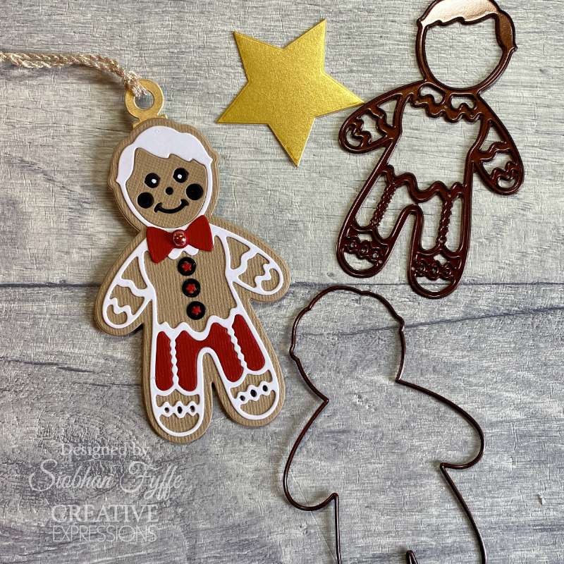 Creative Expressions Paper Cuts Festive Gingerbread Boy Craft Die