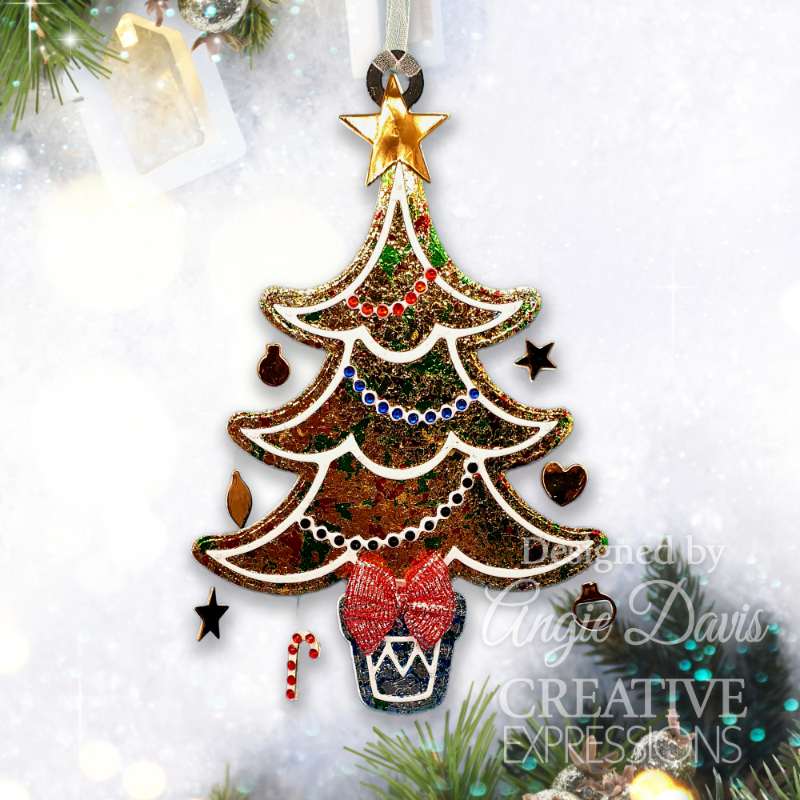 Creative Expressions Paper Cuts Festive Christmas Tree Craft Die