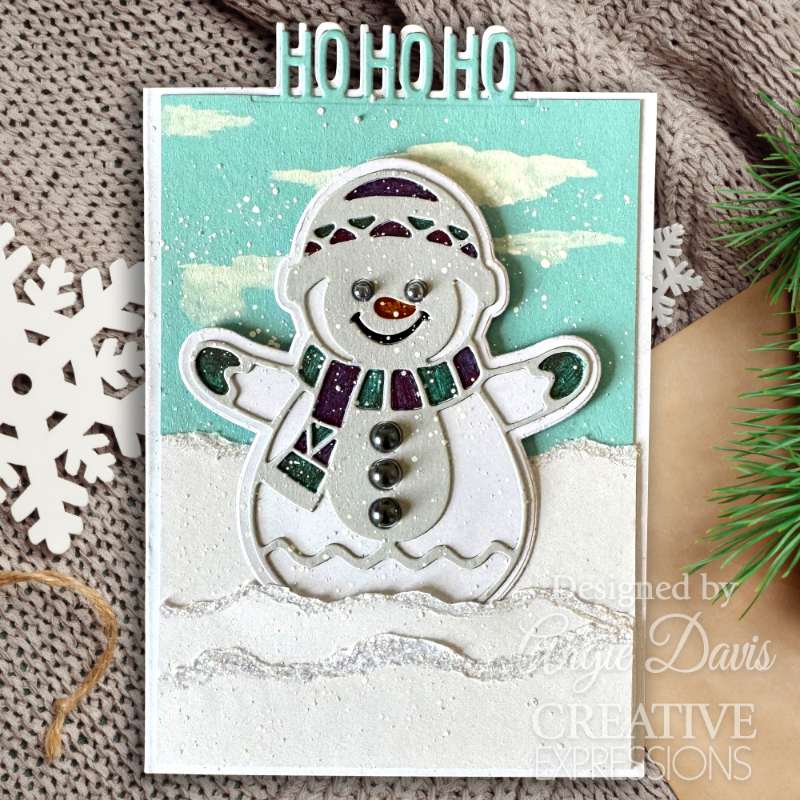 Creative Expressions Paper Cuts Festive Snowman Craft Die