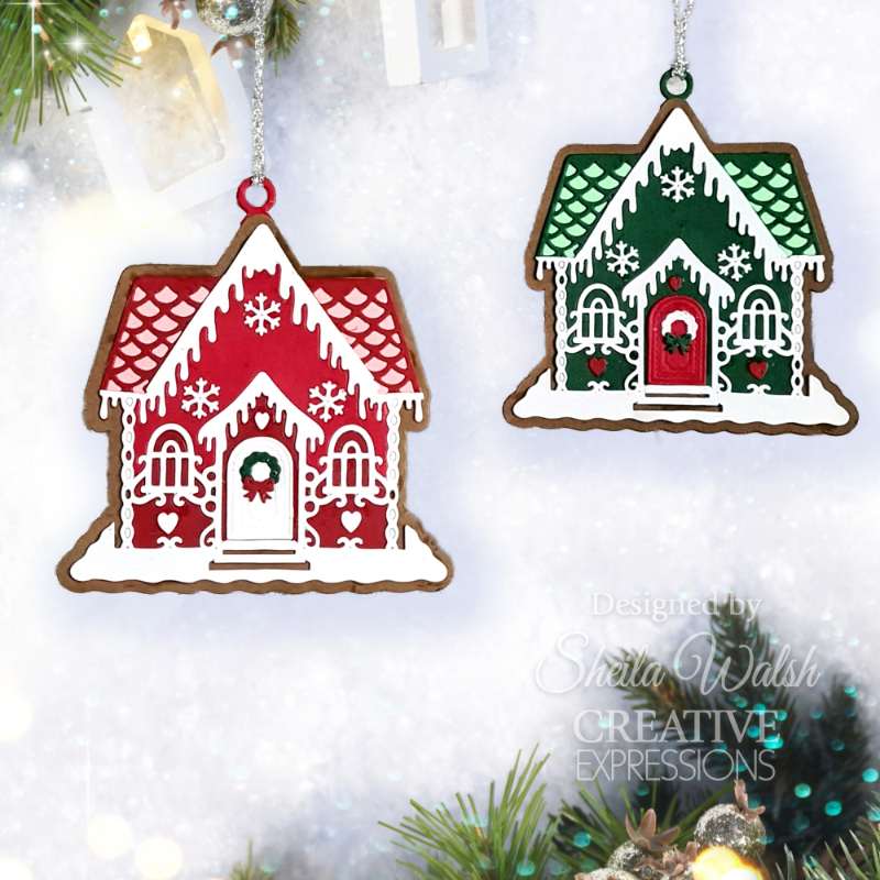 Creative Expressions Paper Cuts Festive Gingerbread House Craft Die