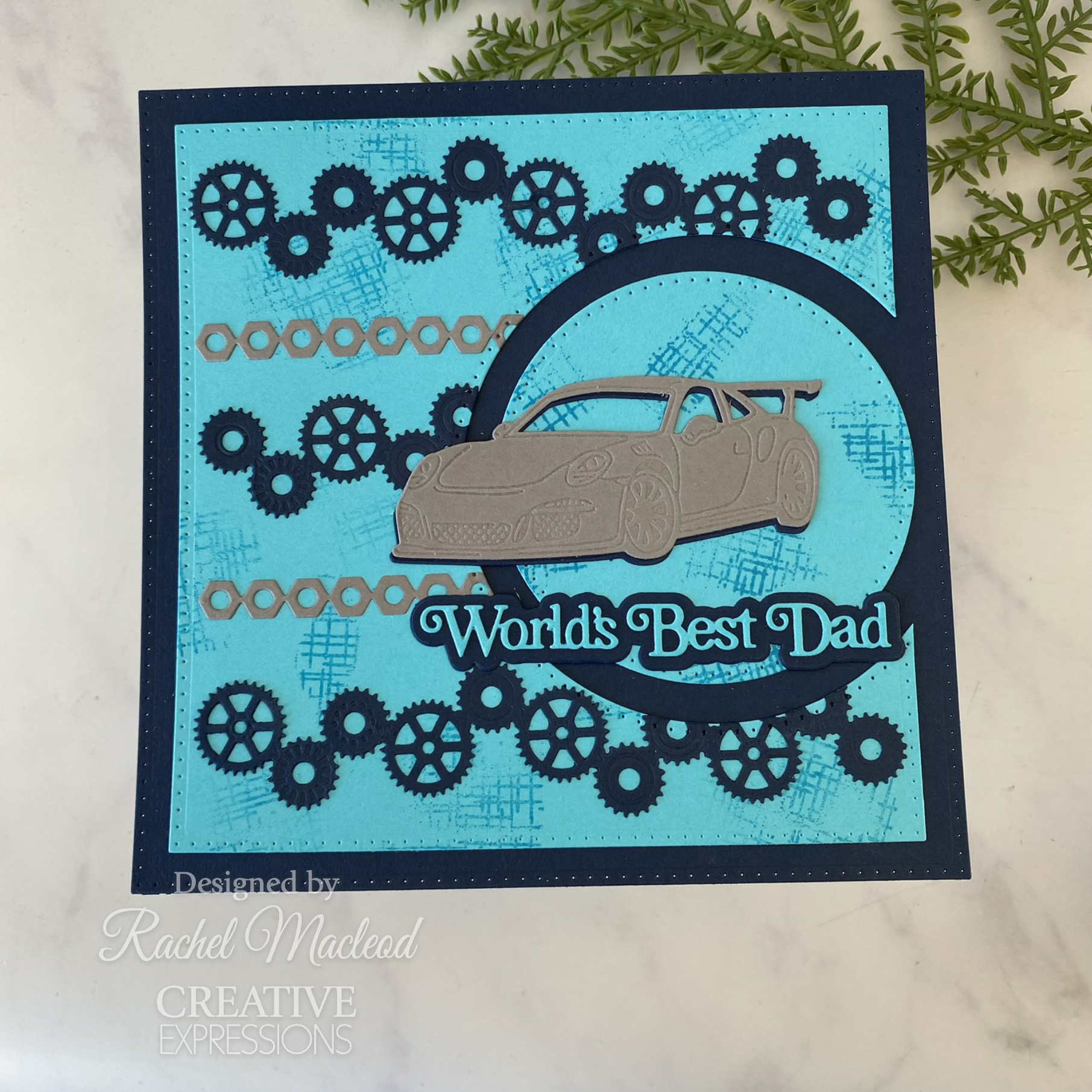 Creative Expressions Sue Wilson Mini Shadowed Sentiments World's Best Dad Craft Die