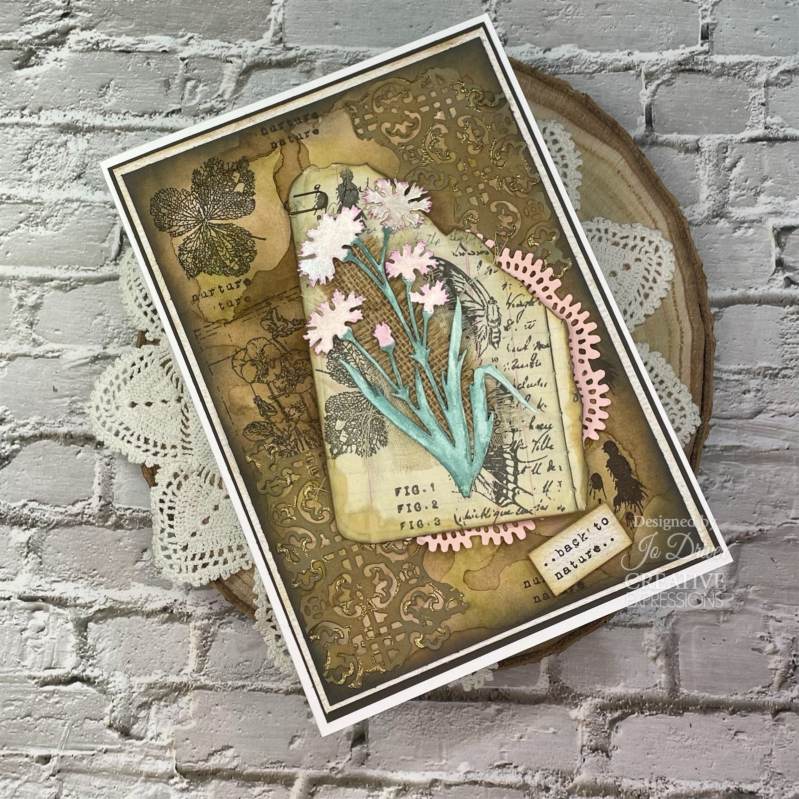 Creative Expressions Sam Poole Shabby Basics Artisan Mosaic #1 Craft Die