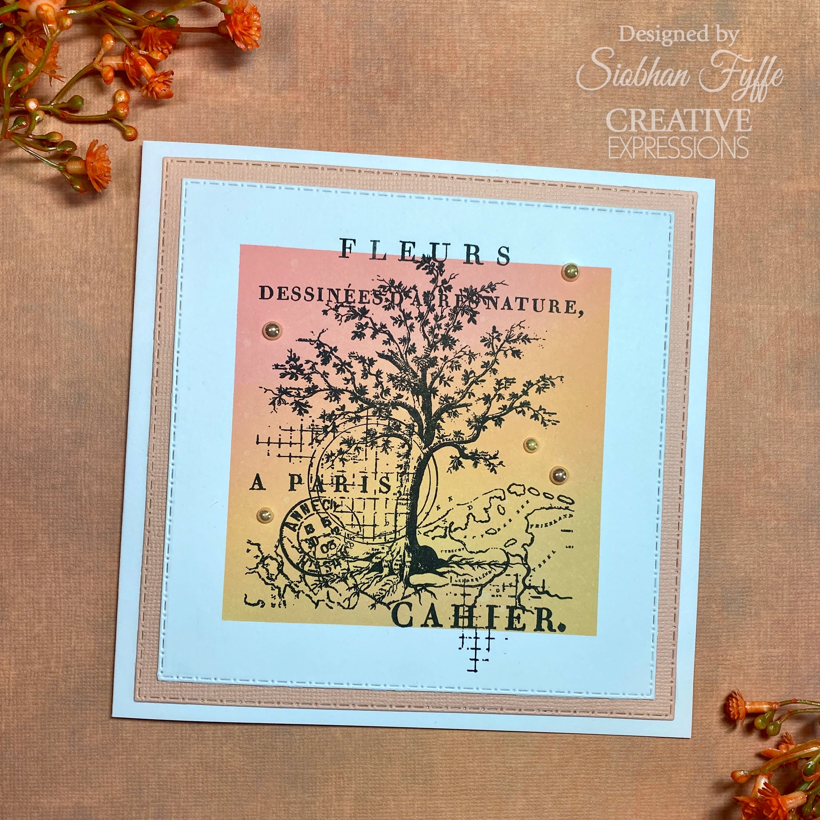 Creative Expressions Sam Poole Nature 4 in x 6 in Clear Stamp Set