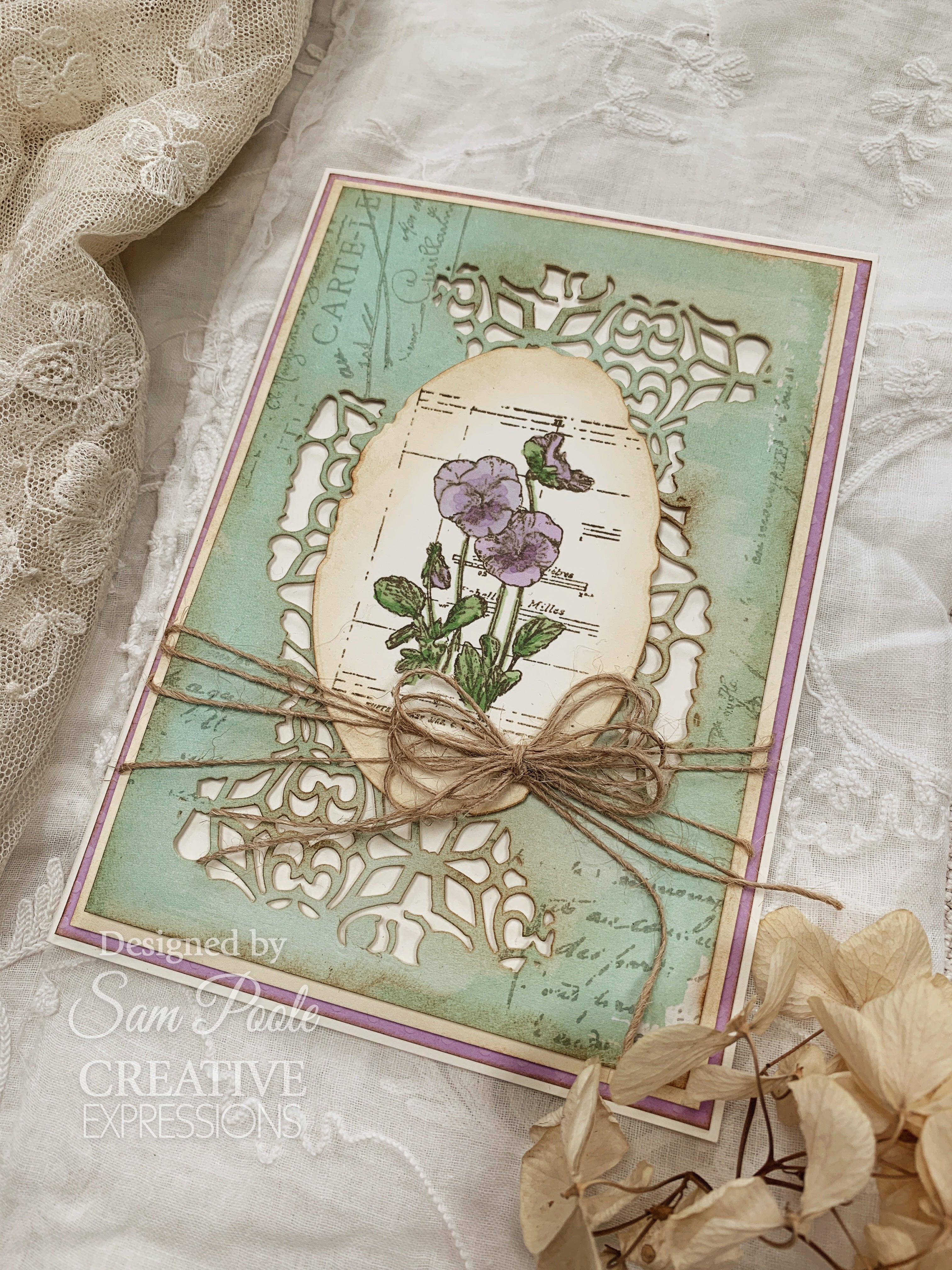 Creative Expressions Sam Poole Shabby Basics Artisan Mosaic #2 Craft Die