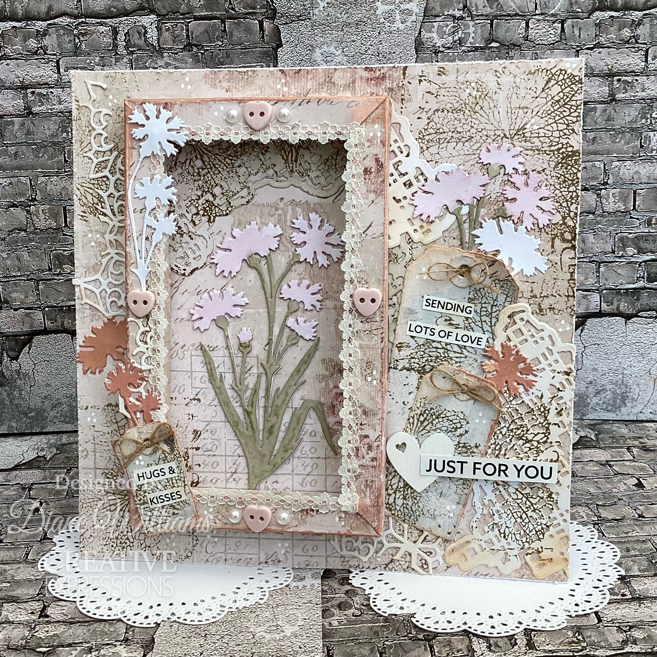 Creative Expressions Sam Poole Shabby Basics Artisan Mosaic #2 Craft Die