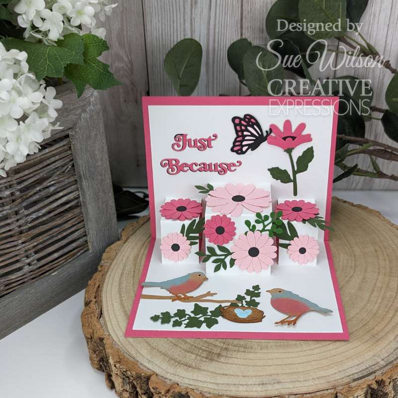 Creative Expressions Sue Wilson Pop Up 3D Card Maker Craft Die