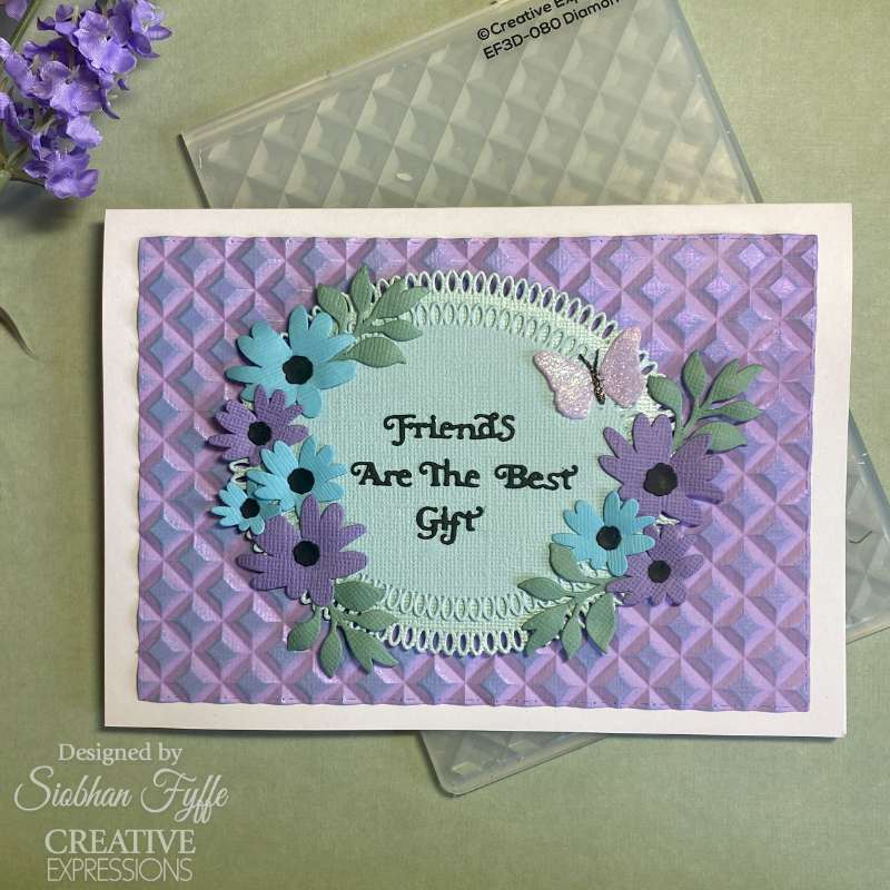 Creative Expressions Sue Wilson Finishing Touches Floral Medley Craft Die