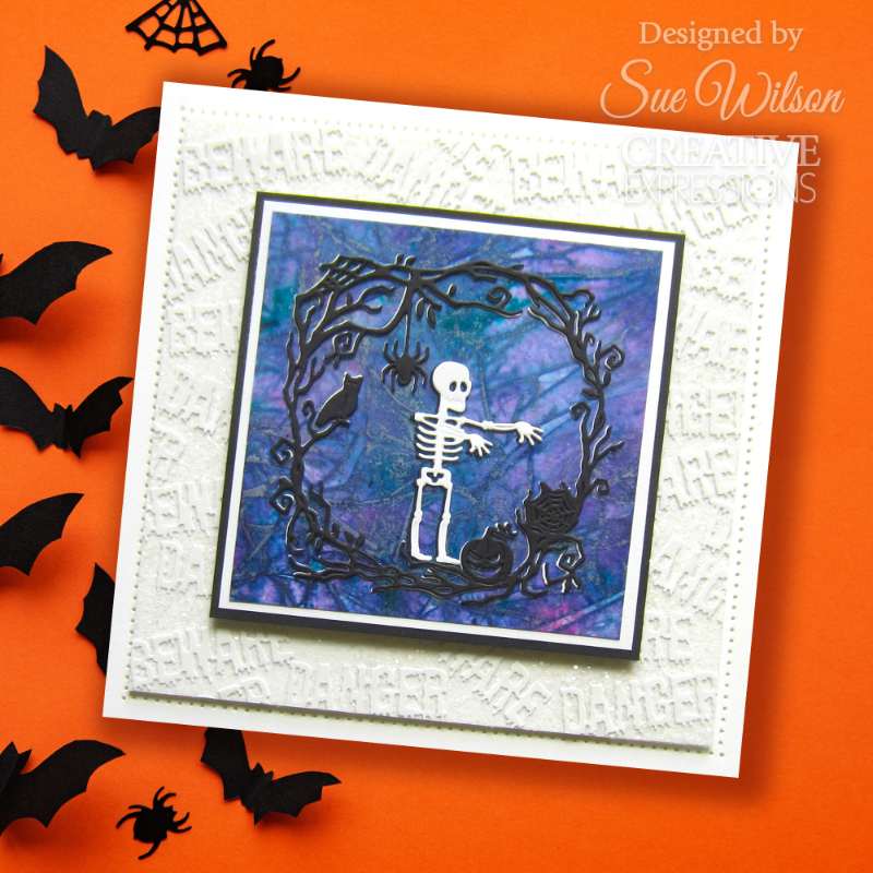 Creative Expressions Sue Wilson Halloween Skeleton Frame Craft Die