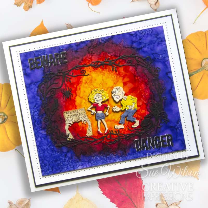 Creative Expressions Sue Wilson Halloween Zombie Party Craft Die