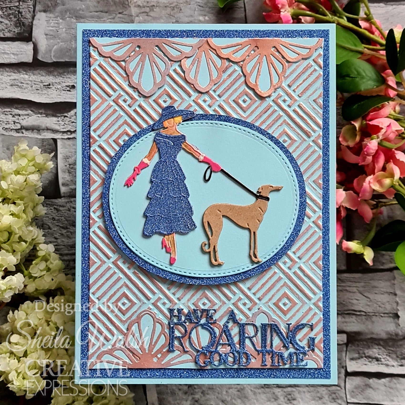 Creative Expressions Sue Wilson Mini Expressions Art Deco Have A Roaring Good Time Craft Die