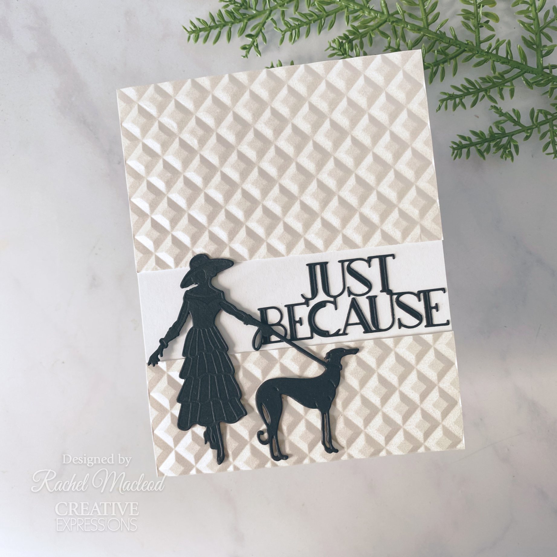 Creative Expressions Diamond Art 5 in x 7 in 3D Embossing Folder