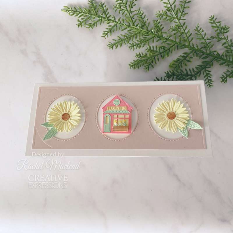 Creative Expressions Sue Wilson Miniature Village Flower Shop Craft Die