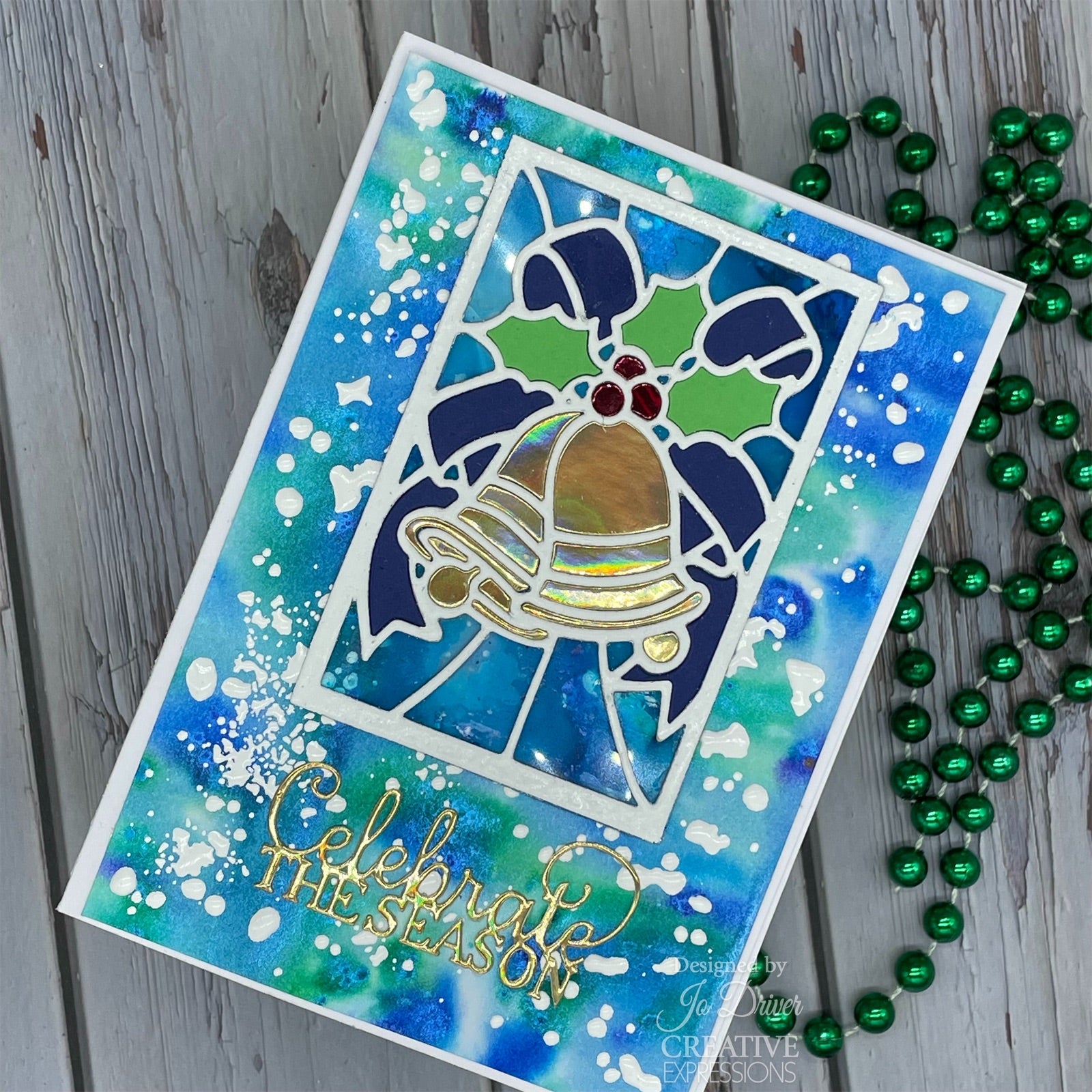 Creative Expressions Sue Wilson Festive Stained Glass Bells Craft Die