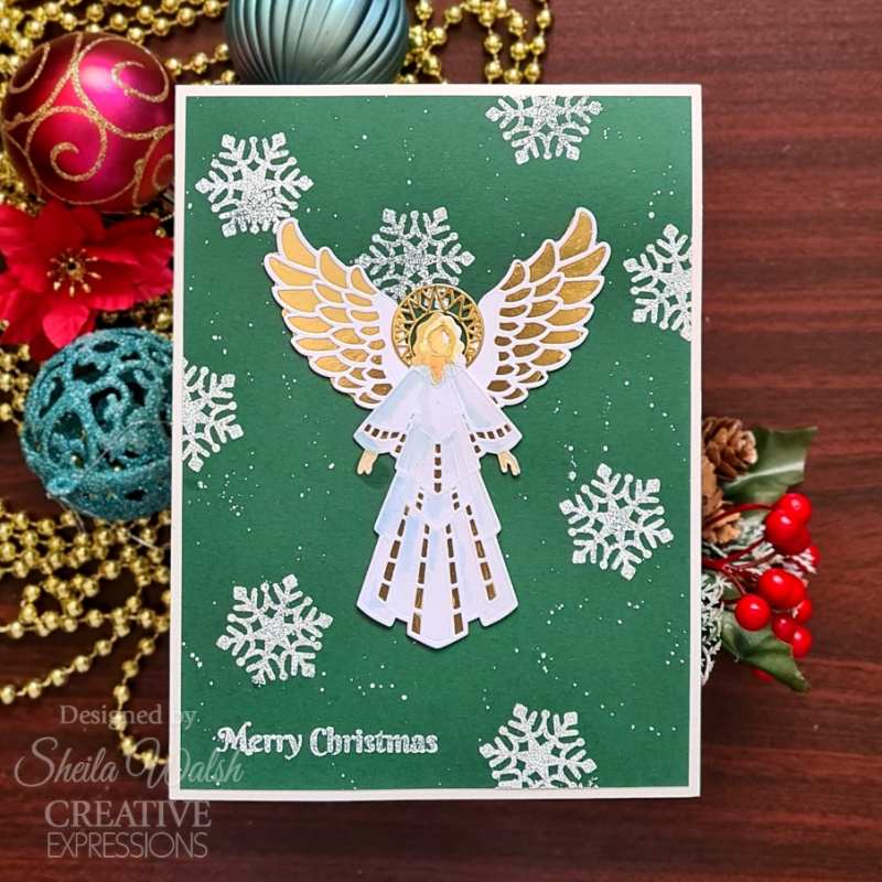 Creative Expressions Santa 6 in x 8 in Clear Stamp Set