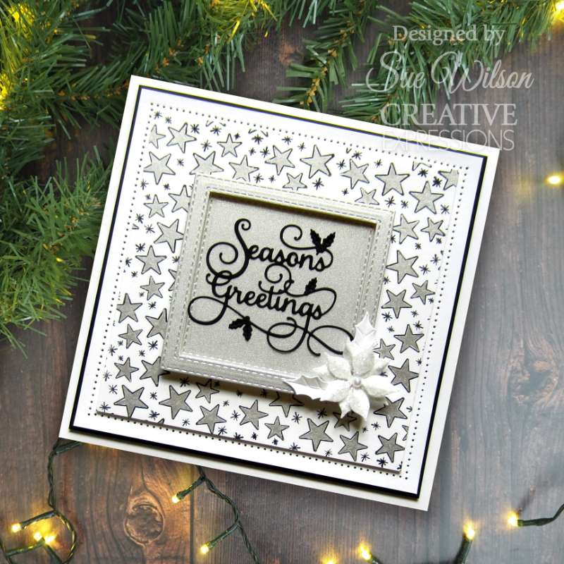 Creative Expressions Sue Wilson Festive Stylish Poinsettia Craft Die