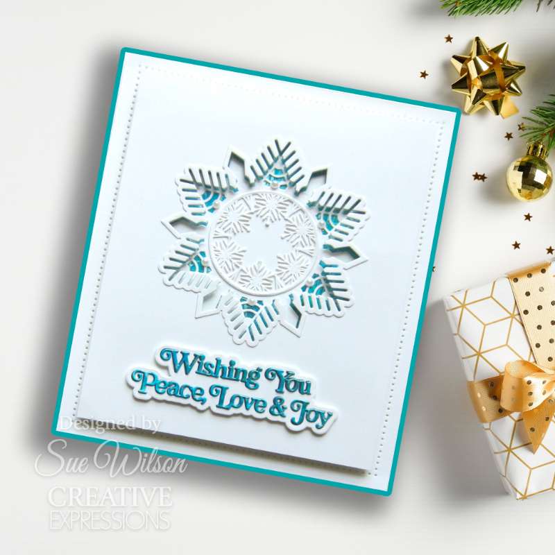 Creative Expressions Sue Wilson Festive Crystal Kaleidoscope Craft Die