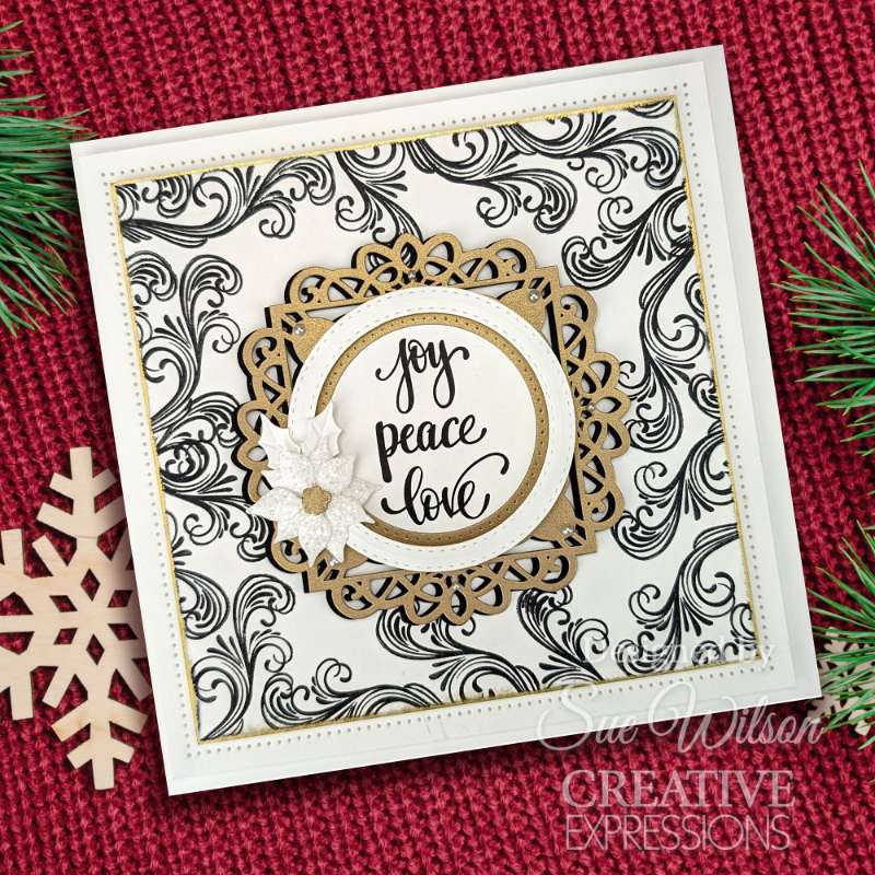 Creative Expressions Sue Wilson Festive Pinwheel Snowflake Craft Die